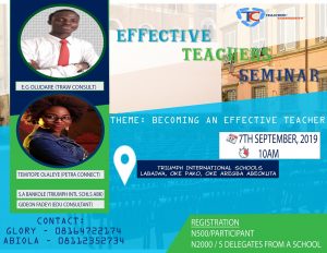 Effective teachers seminar